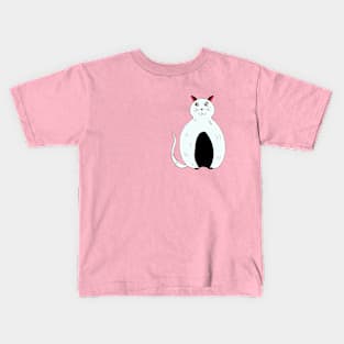 Fat Funny Cat Kids T-Shirt